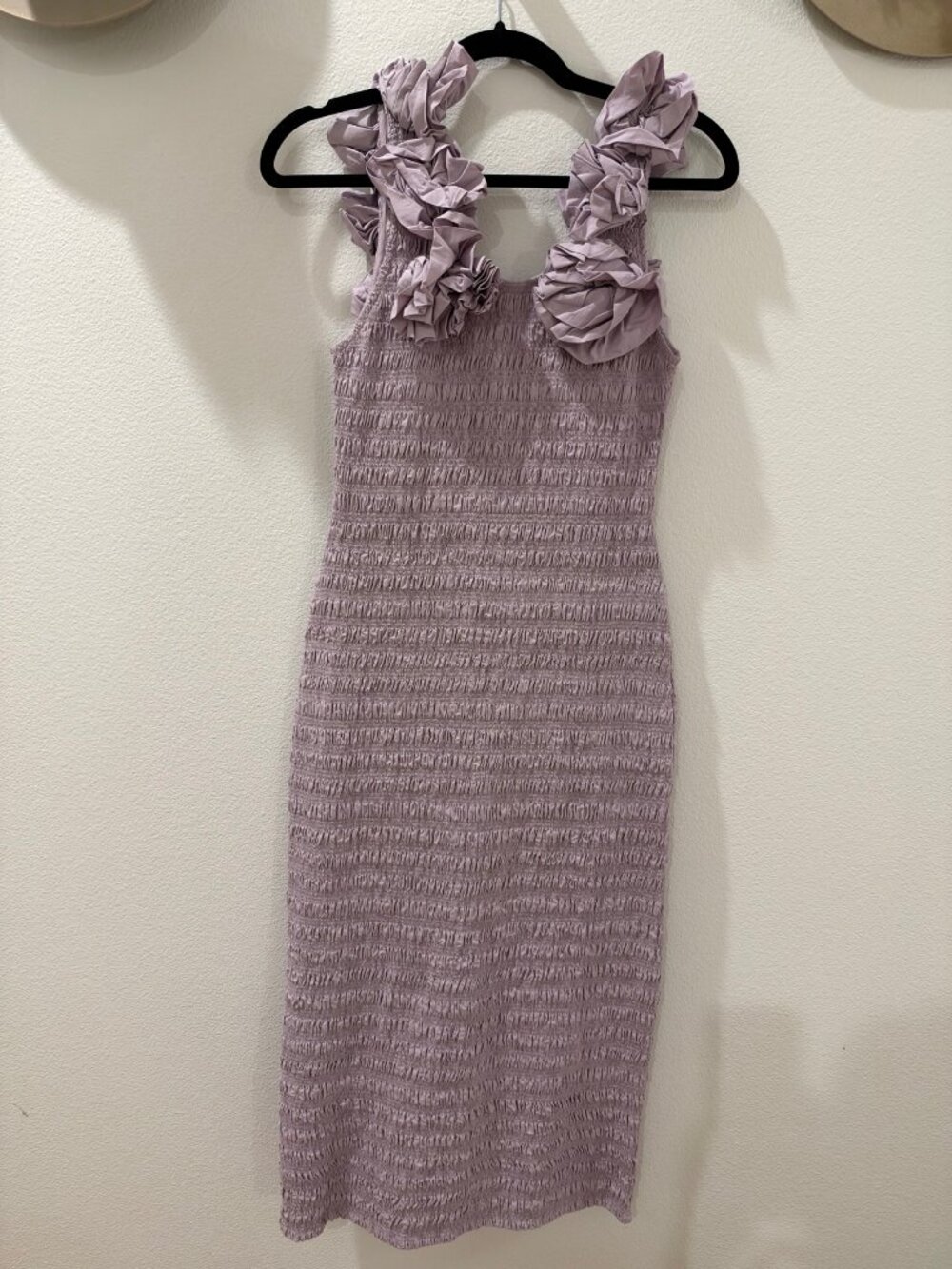 Cleobella Smocked Midi Dress, Size M, Lavender